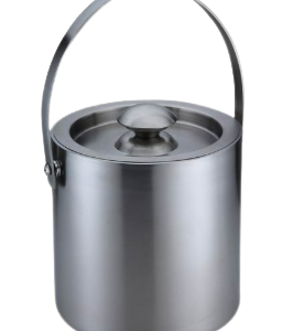 1.7L Straight Hand-held Stainless Steel Ice Bucket