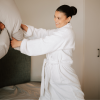 White Bathrobe